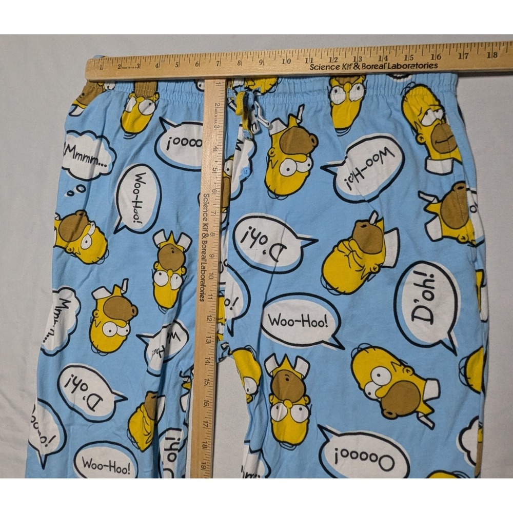 The Simpsons Homer Meme‎ Blue Lounge Pajama Pants - Men XL EUC - Picture 8 of 15